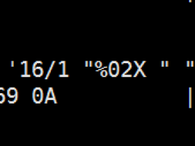 linux查看“二进制”文件的十六进制编码命令：hexdump