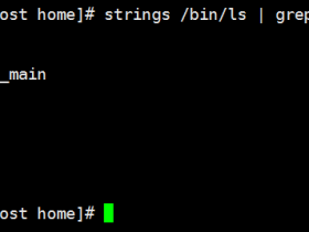 linux在对象文件或二进制文件中查找可打印的字符串命令：strings