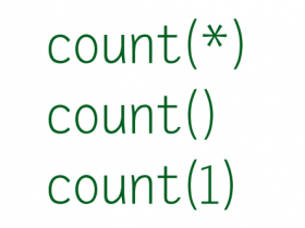 mysql：count(*)、count(1)与count(column) 的区别