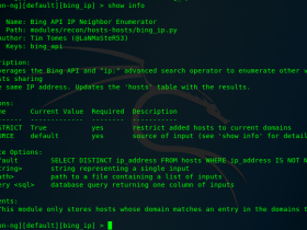 Kali Linux 信息收集工具 recon-ng 使用教程