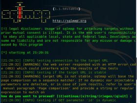 Kali Linux Web程序工具 sqlmap 教程