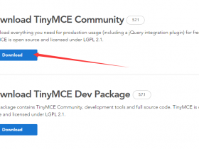 TinyMCE编辑器 下载、安装、使用教程